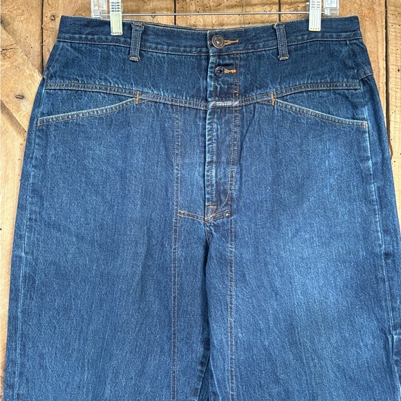 Marithe Francois Girbaud Dark Blue Straight Jeans 34x32 - Picture 2 of 9